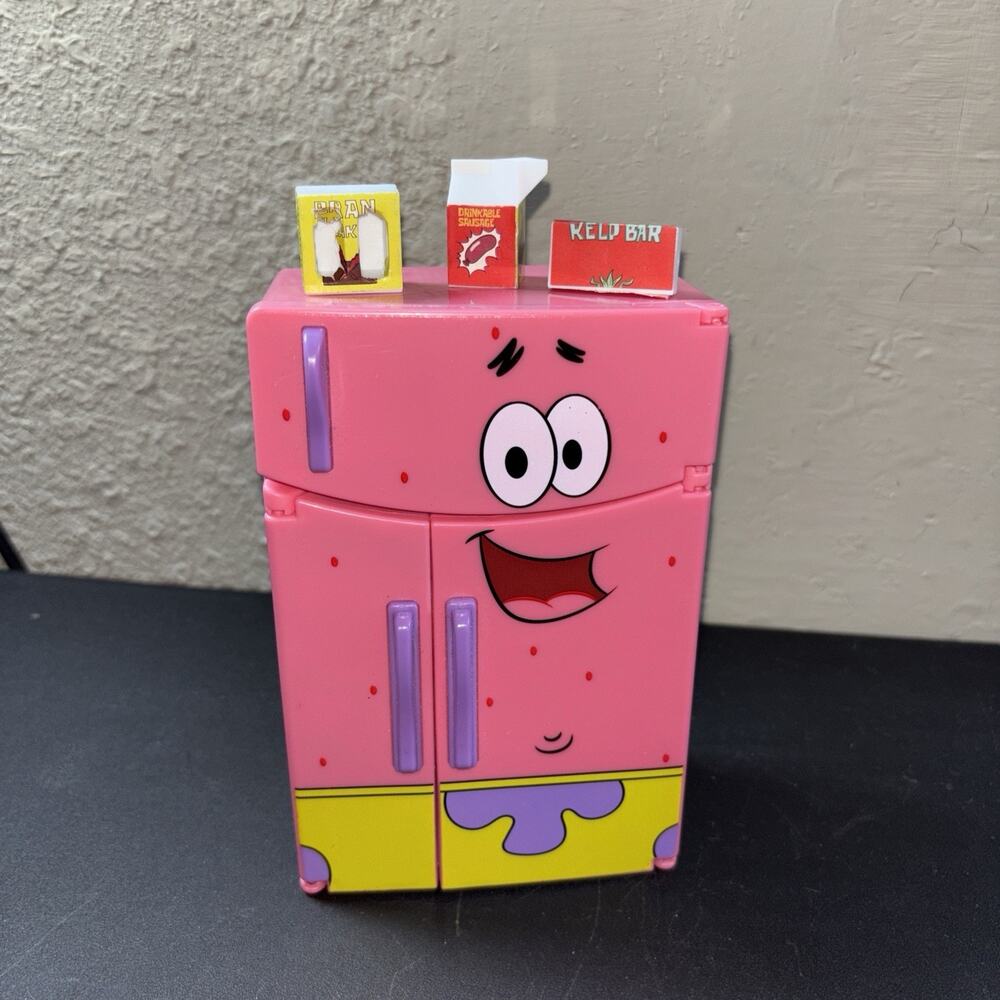 Teeny Tinies Patrick Mini Fridge with Food SpongeBob Squarepants Plastic